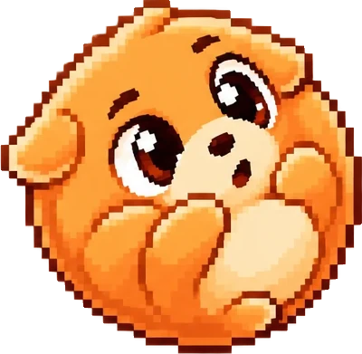 The cub rolled into a ball, spinning